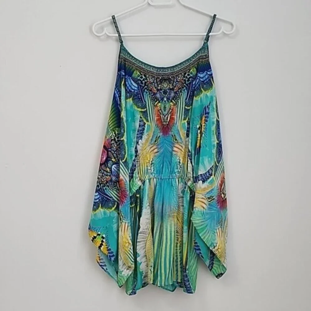 Camilla Reef Warrior Drop‎ Shoulder Playsuit Romper Size XS b75